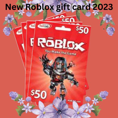 New Roblox gift card-2023